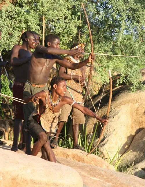 Hadzabe bushmen experience near Karatu Tanzania