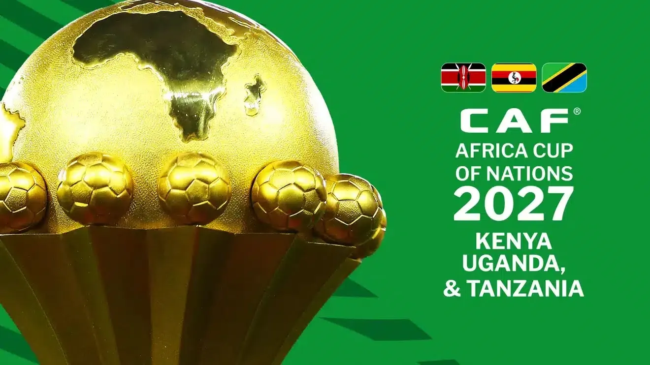Arusha Tanzania safari AFCON 2027 — Serengeti National Park golden sunrise wildebeest and acacia trees