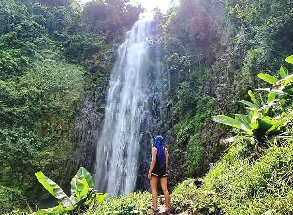 Materuni Waterfall Moshi Tanzania — lush jungle and dramatic falls